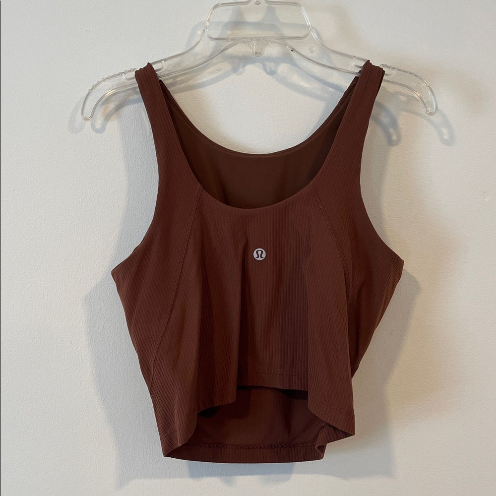 Lululemon Brown Ribbed Tank Top - Picture 3 of 3